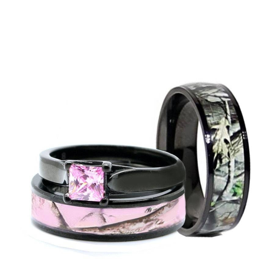 Camo Wedding Ring Sets His And Hers
 2019 Popular His And Hers Camo Wedding Bands