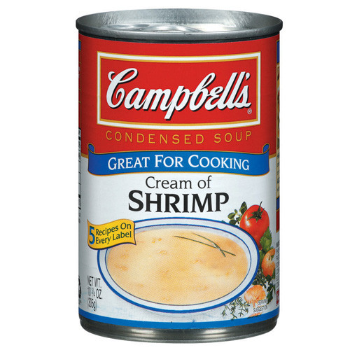 Campbell'S Cream Of Shrimp Soup
 Seafood Newburg Lobster Scallops Shrimp or All Three