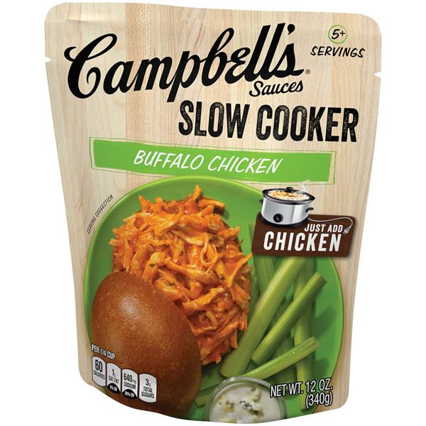 Campbells Crockpot Sauces
 Campbell s Slow Cooker Sauces Buffalo Chicken