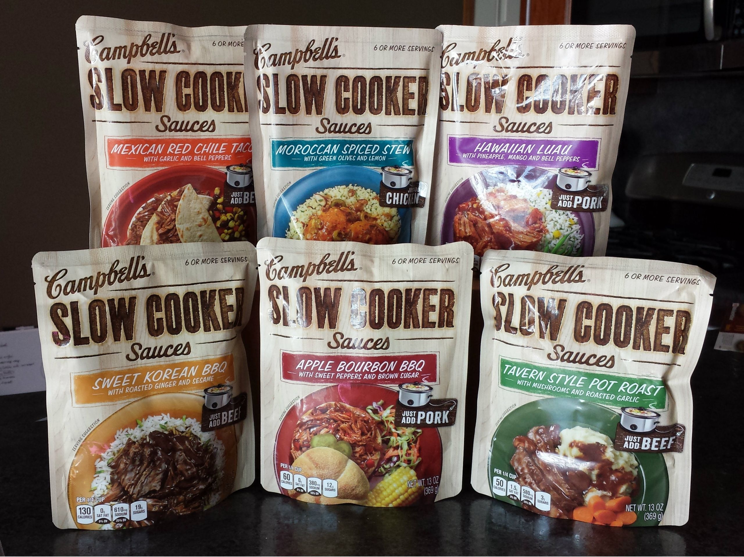 Campbells Crockpot Sauces
 Campbell s Slow Cooker Sauces Giveaway momma in flip flops
