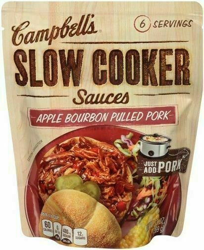 Campbells Crockpot Sauces
 Campbell s Slow Cooker Sauces Apple Bourbon Pulled Pork