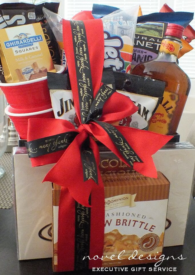 Campfire Gift Basket Ideas
 Adult Campfire Gift Basket fireball smores solocup