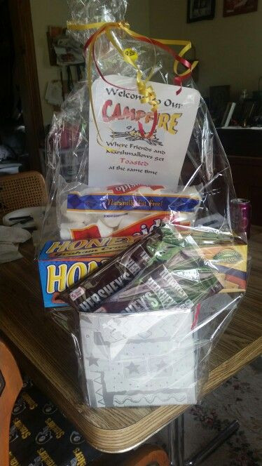 Campfire Gift Basket Ideas
 Campfire smores theme t basket