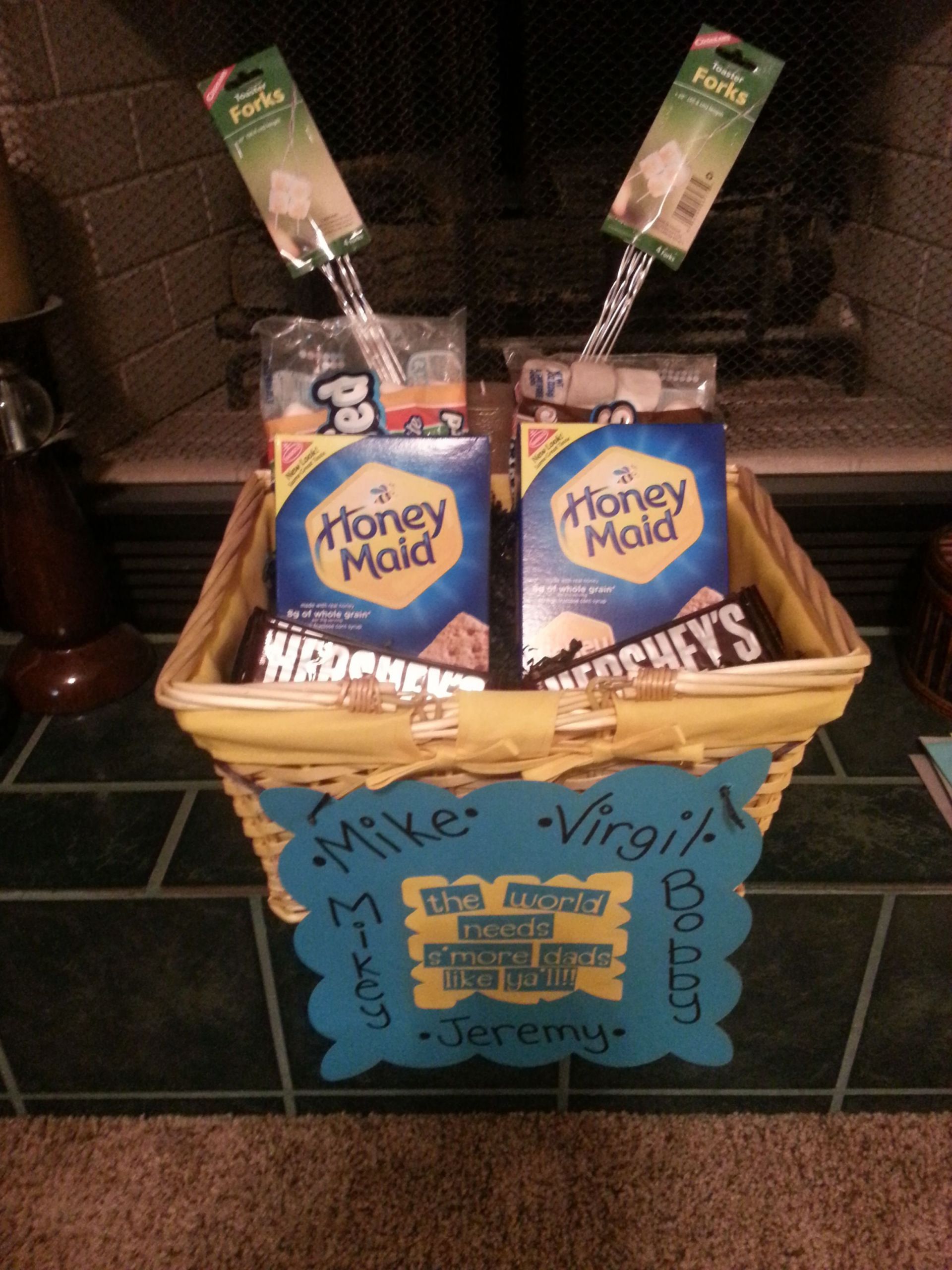 Campfire Gift Basket Ideas
 Smores t basket The world needs smore friends like you