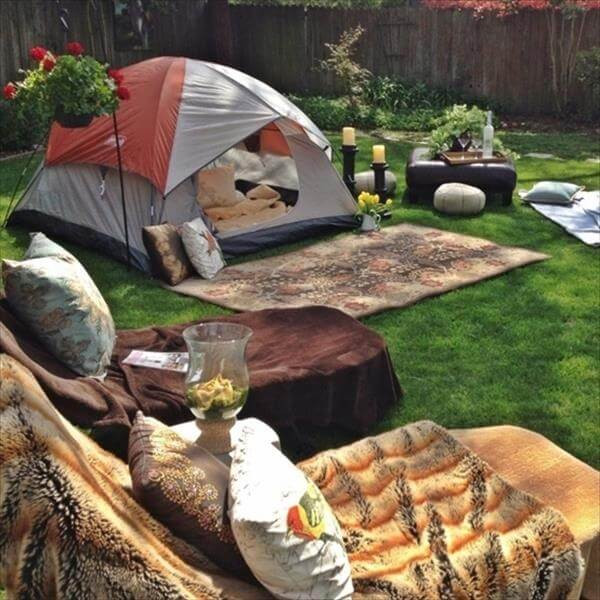 Camping In Your Backyard
 10 DIY Backyard Ideas a Bud for Summer