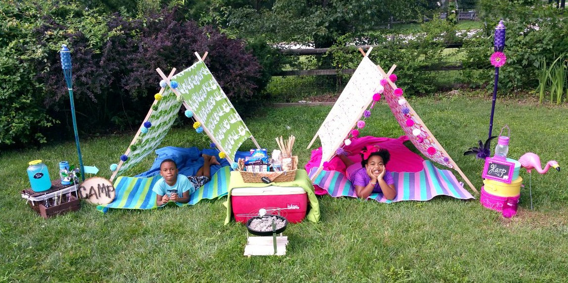 Camping In Your Backyard
 Fun Backyard Camping and Glamping Ideas Design Dazzle