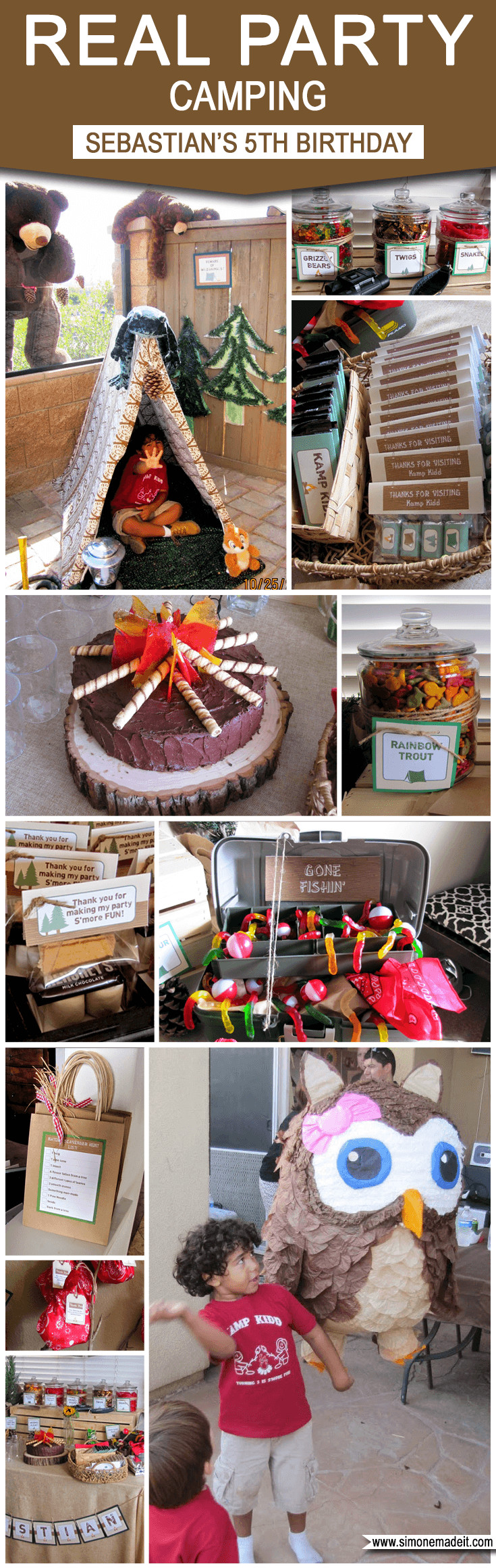 Camping Themed Birthday Party
 Camping Birthday Party Theme