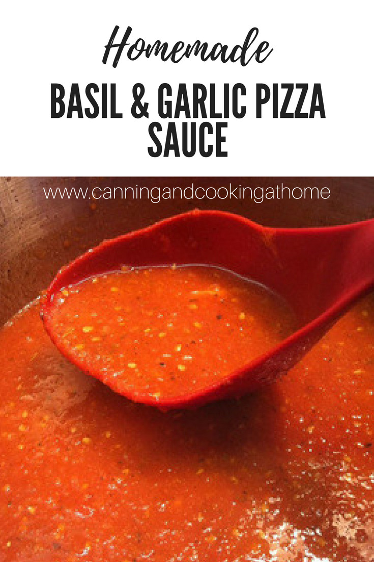 Can I Substitute Spaghetti Sauce For Pizza Sauce
 Basil & Garlic Pizza Sauce that can be Home Canned With