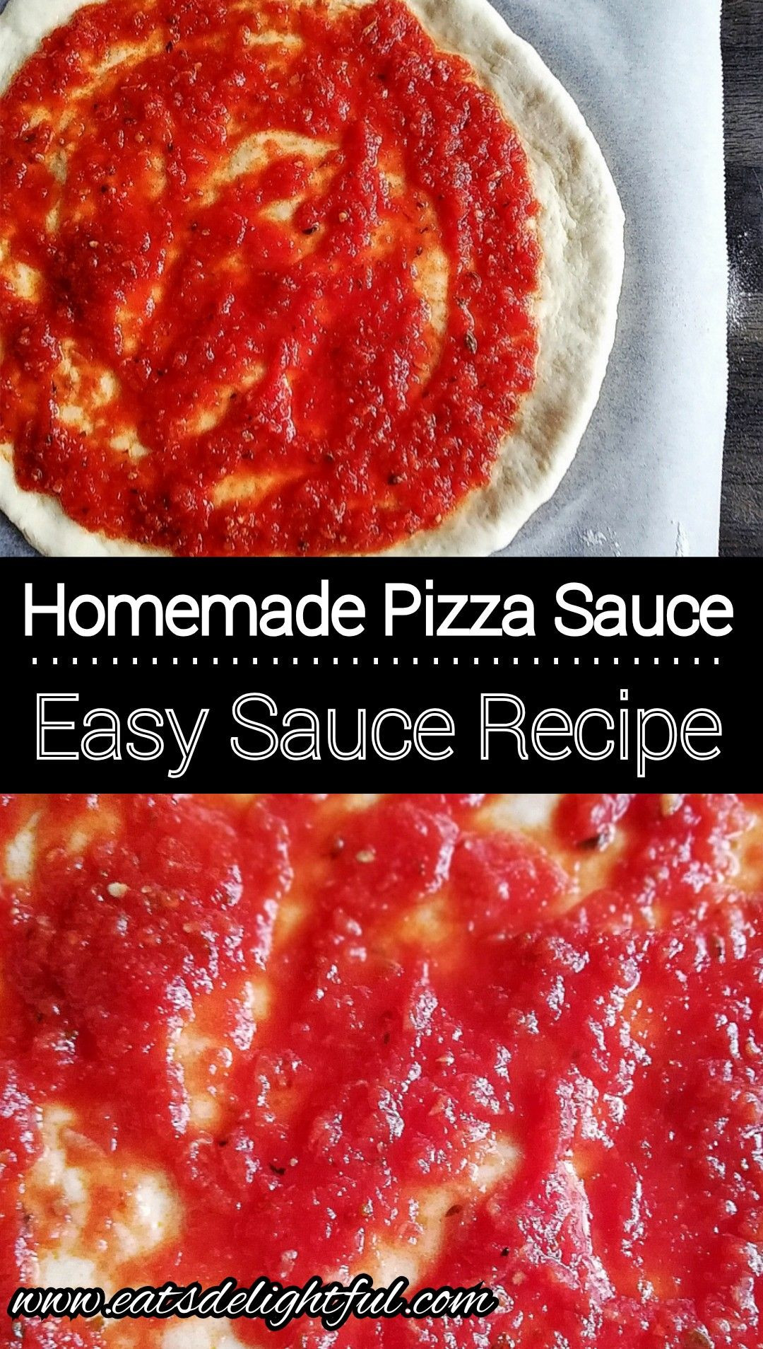 Can I Substitute Spaghetti Sauce For Pizza Sauce
 Easy Homemade Pizza Sauce Recipe in 2020