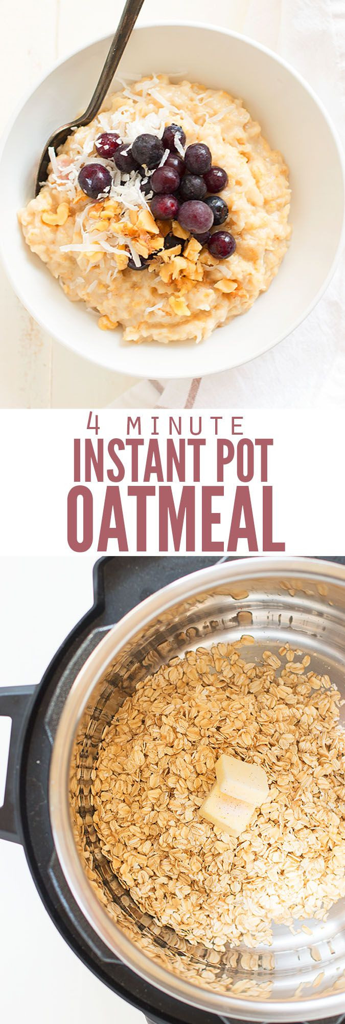 Can I Use Quick Oats Instead Of Rolled Oats
 Instant Pot Oatmeal Recipe