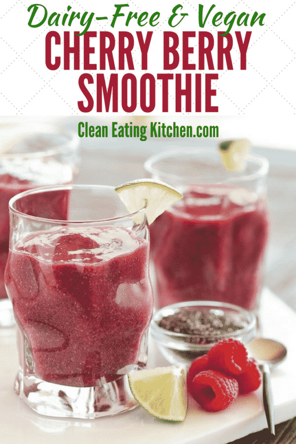 Cancer Fighting Smoothies
 Vegan Cherry Berry Healing Smoothie for Cancer Prevention