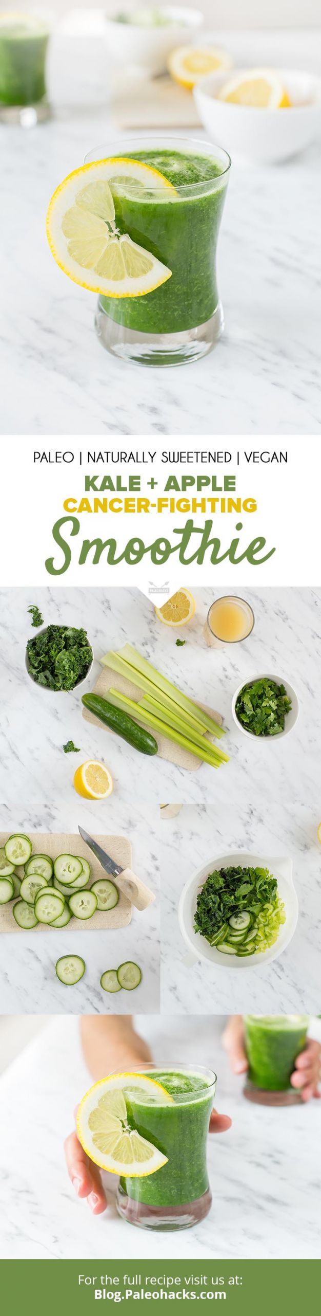 Cancer Fighting Smoothies
 Kale Apple Cancer Fighting Smoothie