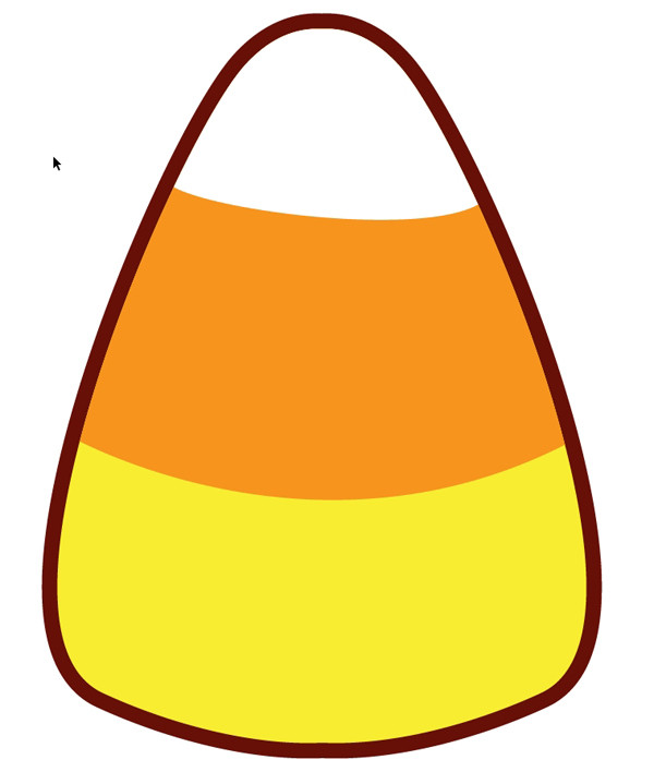 Candy Corn Clipart
 How to Make a Quick Kawaii Candy Corn Pattern for Halloween