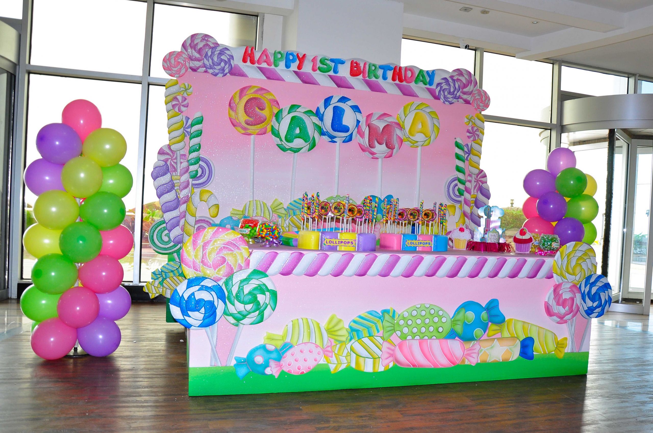 Candyland Birthday Decorations
 Candyland party decoration by fantasyparty