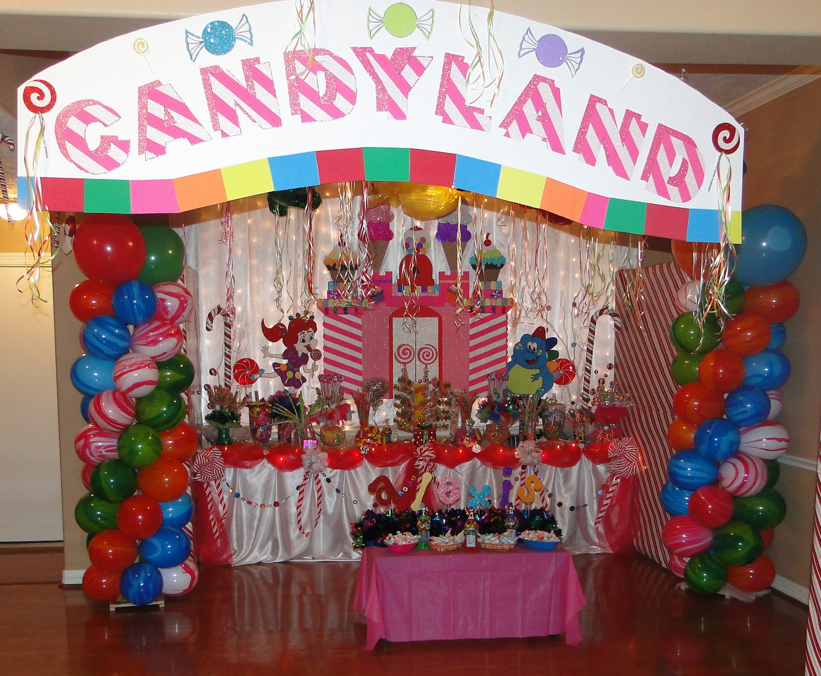Candyland Birthday Decorations
 Unfor table Creations Designed by Maria Candyland