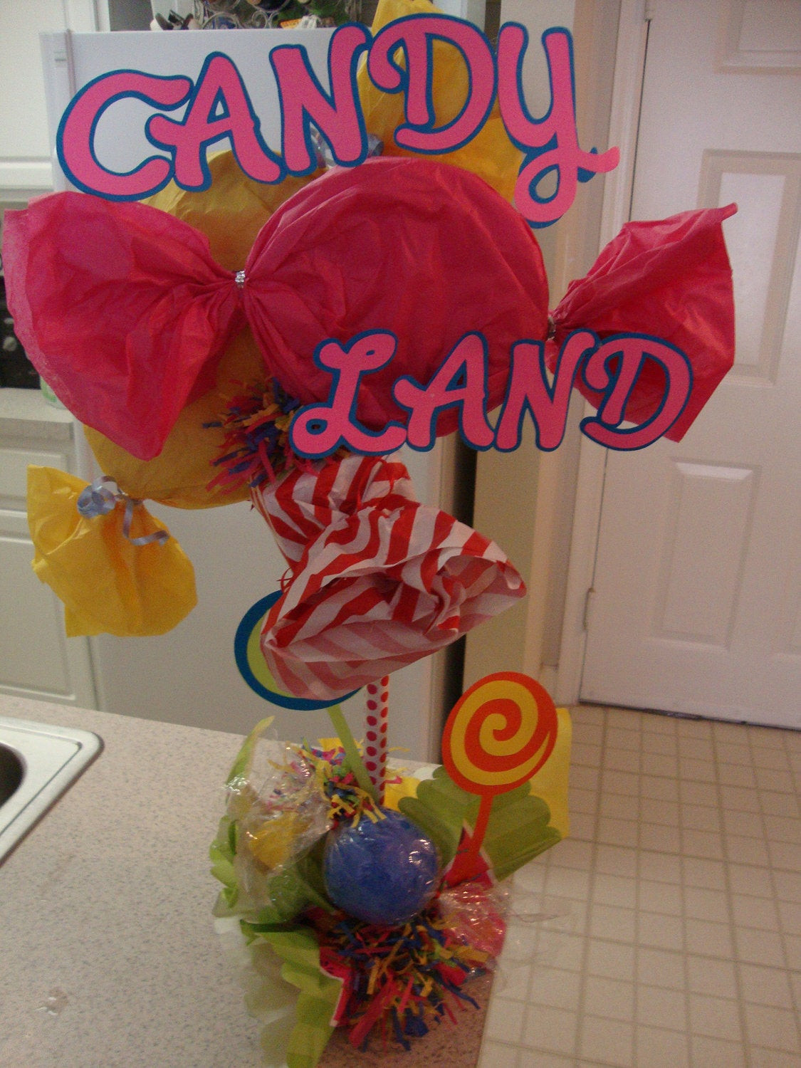 Candyland Birthday Decorations
 Candyland Centerpiece