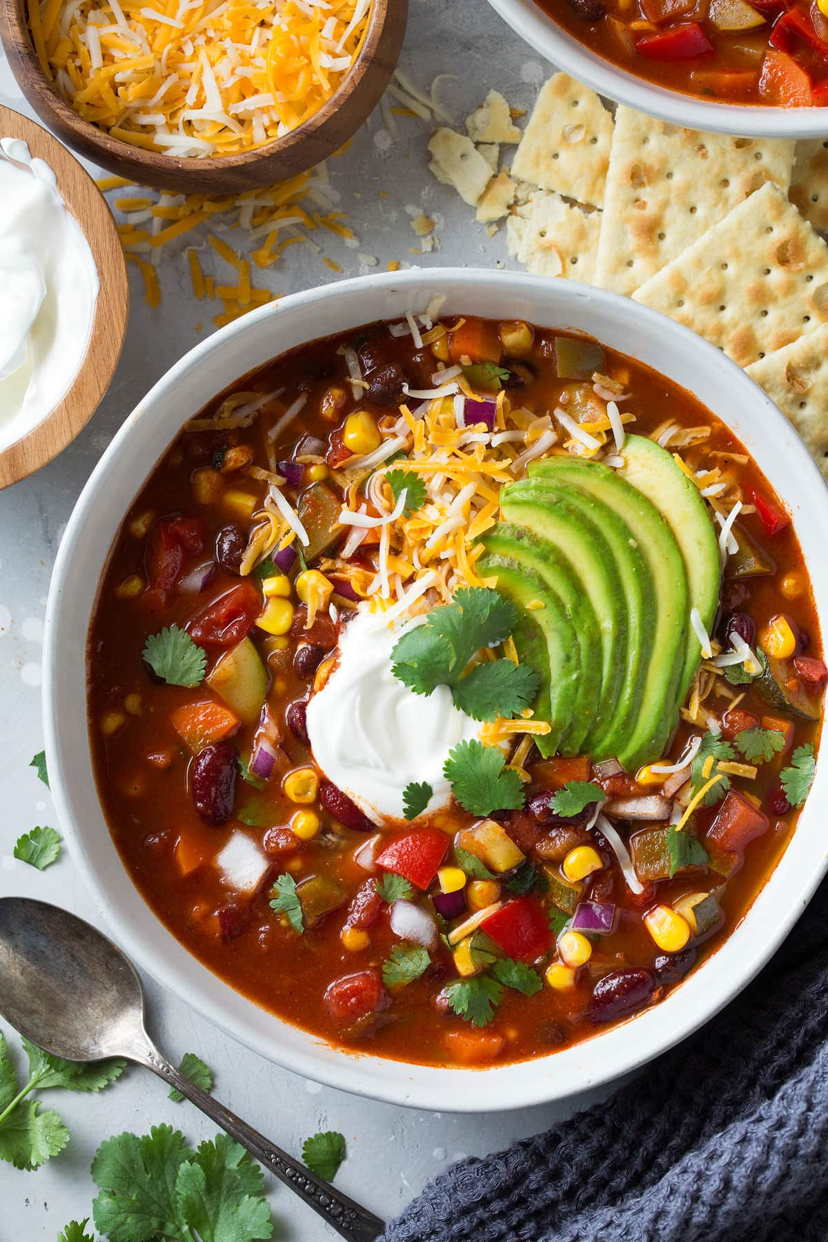 Canned Vegetarian Chili
 Ve arian Chili Healthy and Packed with Flavor