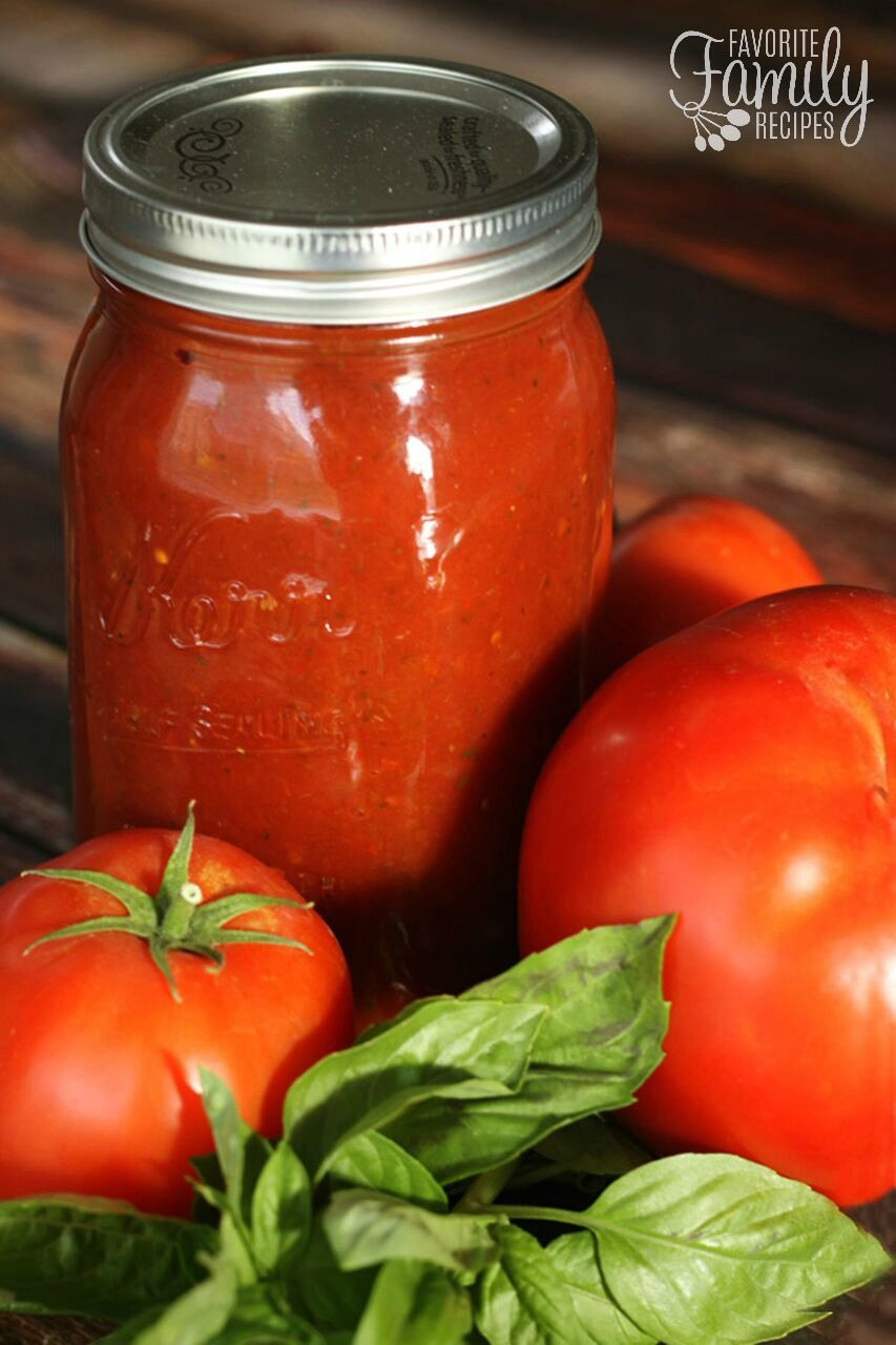 Canning Spaghetti Sauce
 Homemade Canned Spaghetti Sauce