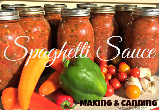 Canning Spaghetti Sauce With Meat
 Canning Homemade Spaghetti Sauce Farm Fresh For Life