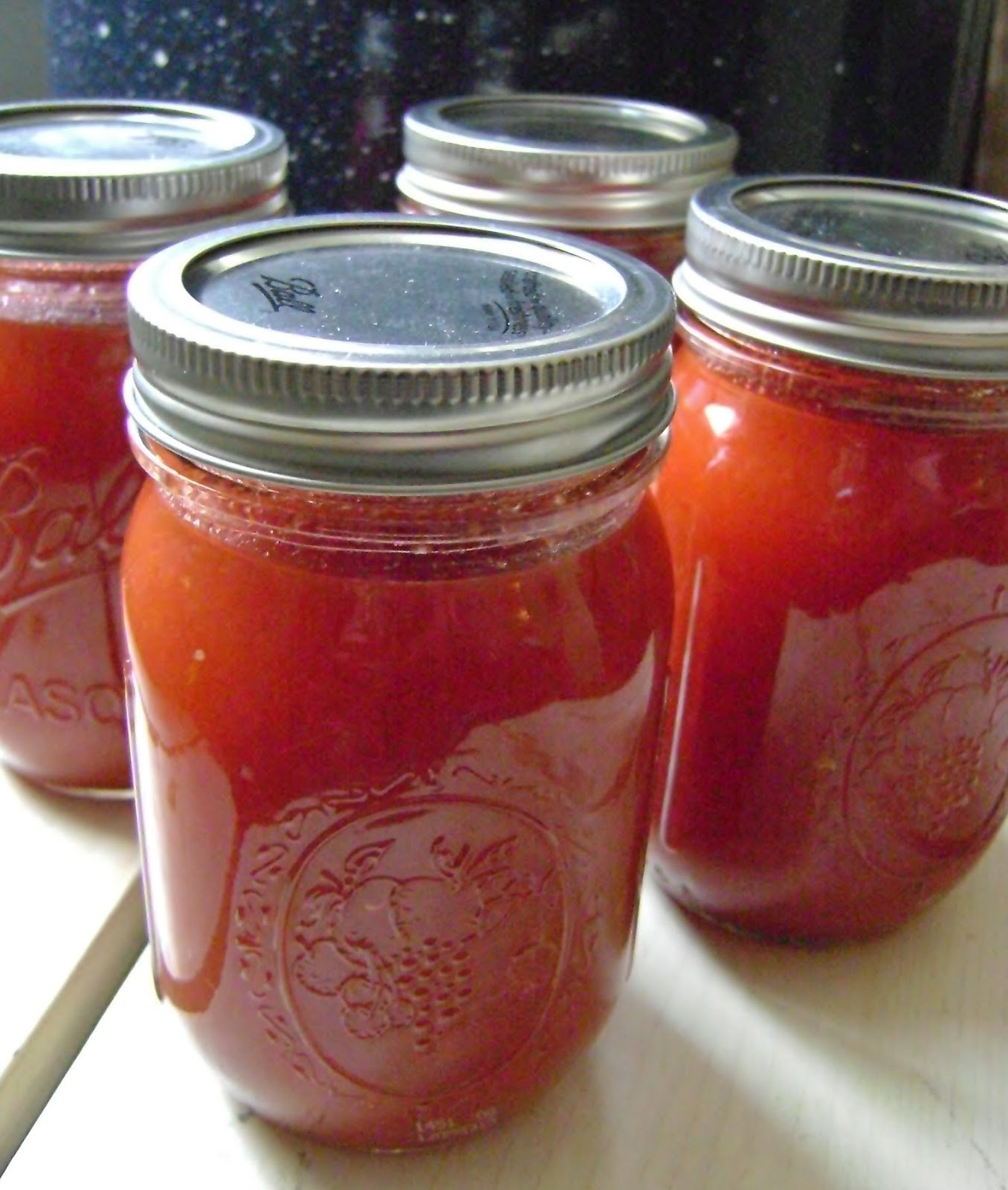 Canning Tomato Sauce
 A Sunflower Life Home Canned Tomato Sauce