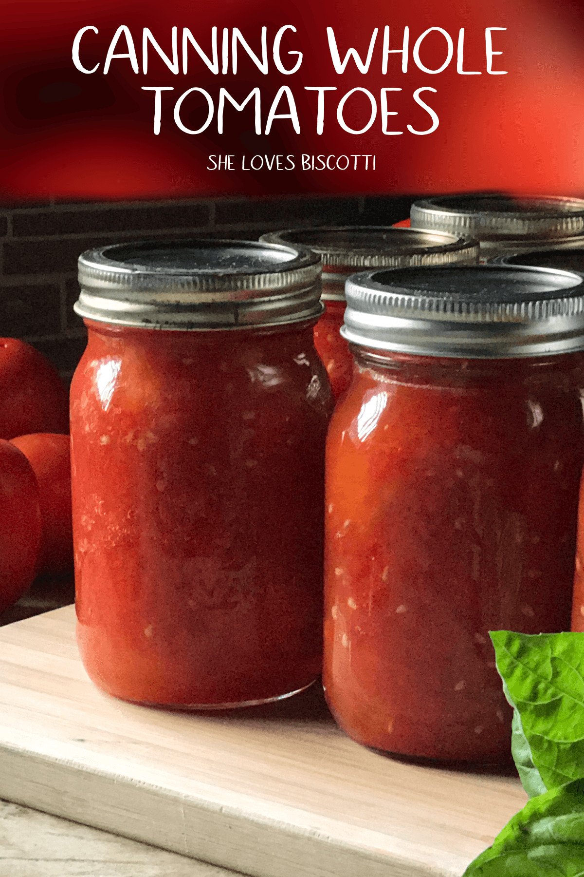 Canning Tomato Sauce
 Canning Raw Pack Whole Tomatoes a step by step guide