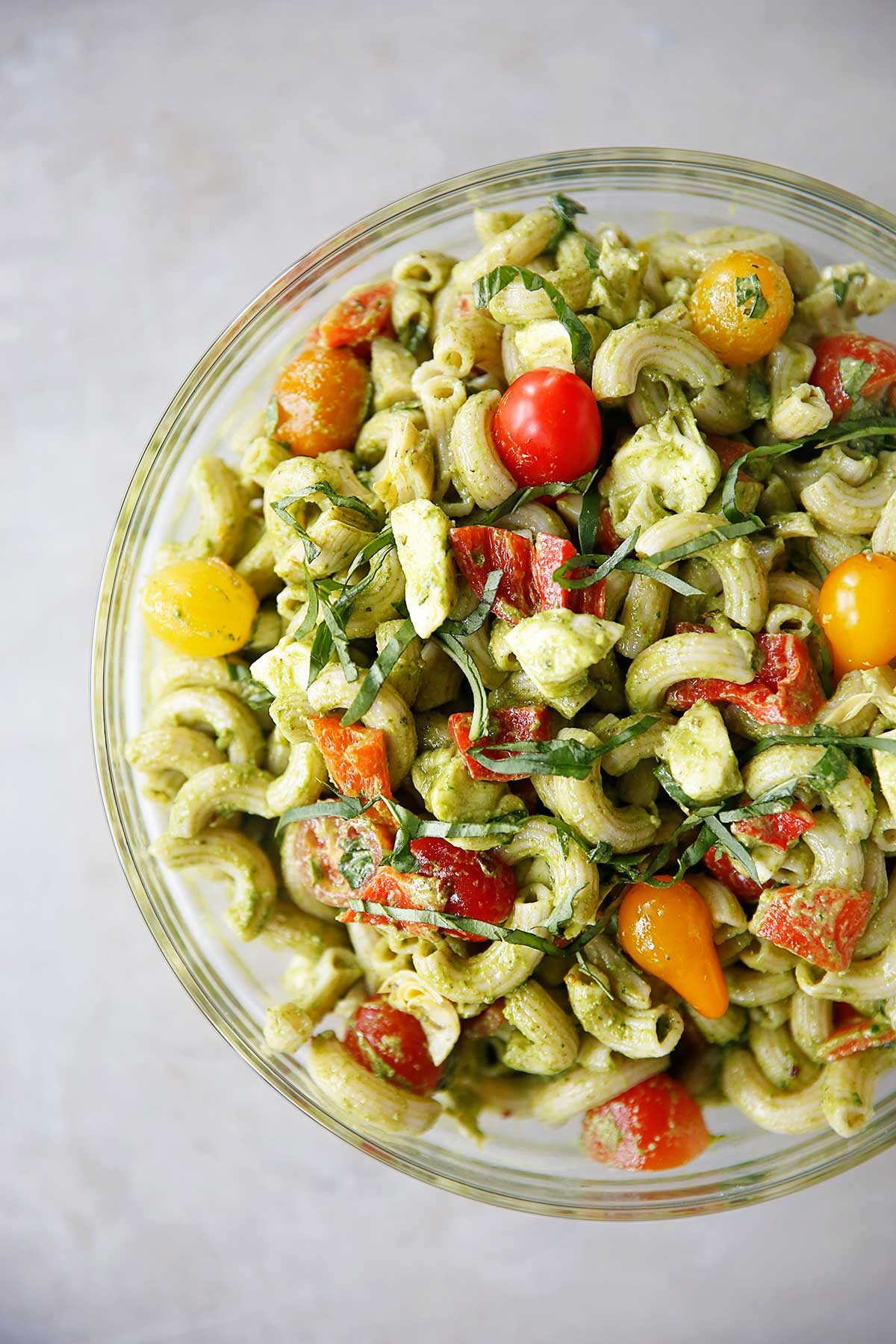 Caprese Pesto Pasta Salad
 Caprese Pesto Pasta Salad Lexi s Clean Kitchen