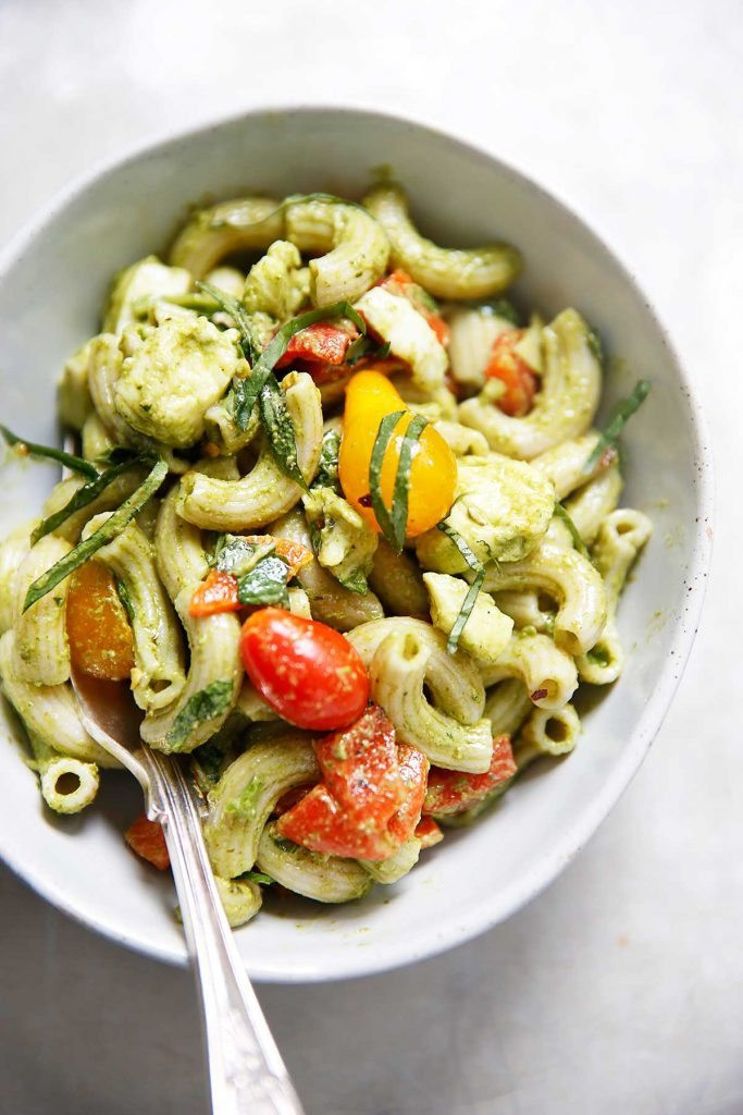 Caprese Pesto Pasta Salad
 Caprese Pesto Pasta Salad Lexi s Clean Kitchen