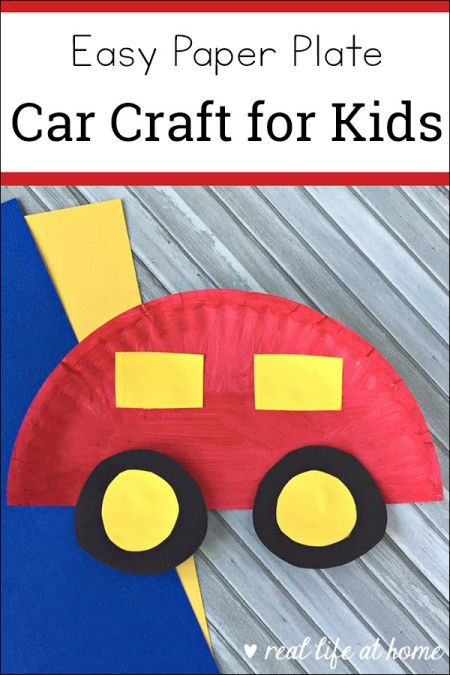 Car Craft For Kids
 Fun and Easy Paper Plate Car Craft for Kids Real Life at