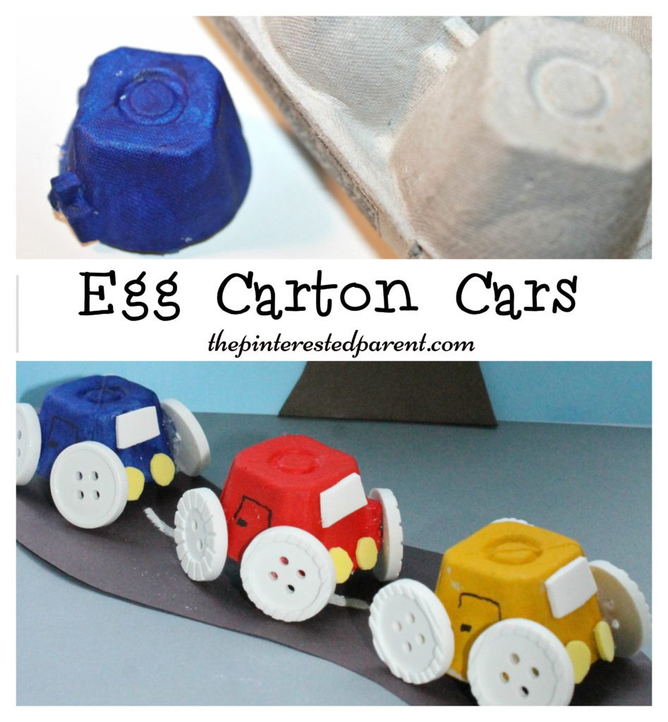 Car Craft For Kids
 Egg Carton Cars – The Pinterested Parent