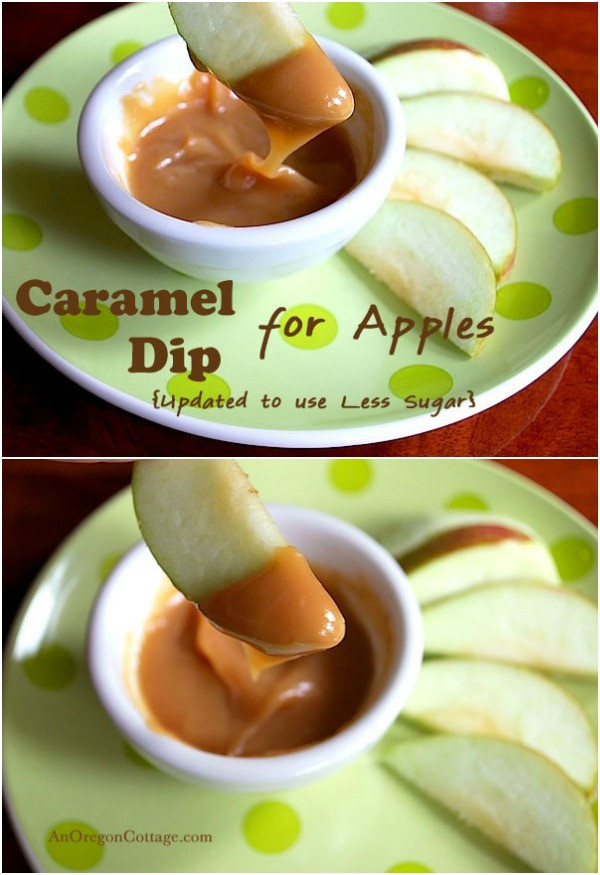 Caramel Dip For Apples Using Caramels
 Homemade Caramel Dip for Apples Updated To Use Less Sugar