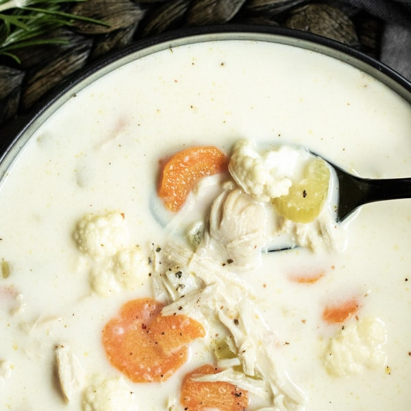 Carbs In Cream Of Chicken Soup
 Low Carb Creamy Chicken Soup Instant Pot