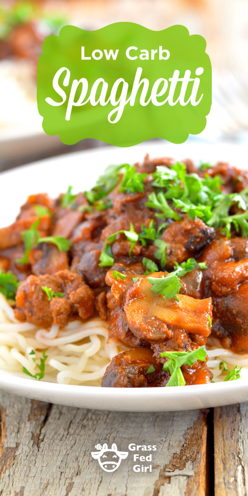 Carbs In Spaghetti Sauce
 Low Carb Homemade Spaghetti Sauce Recipe