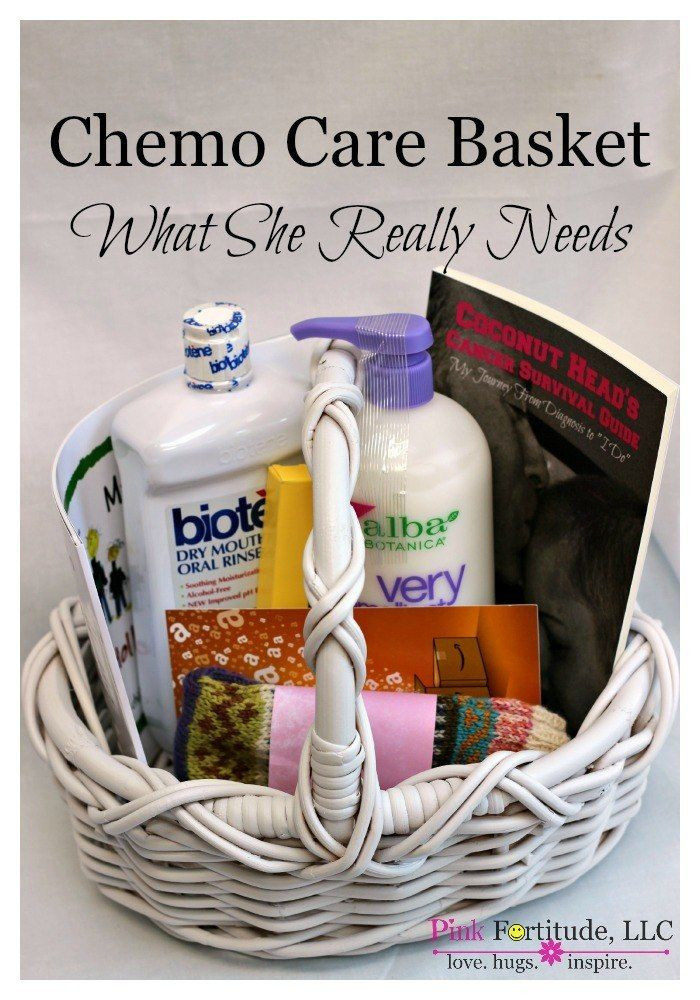 Caregiver Gift Basket Ideas
 Chemo Care Basket What She Really Needs