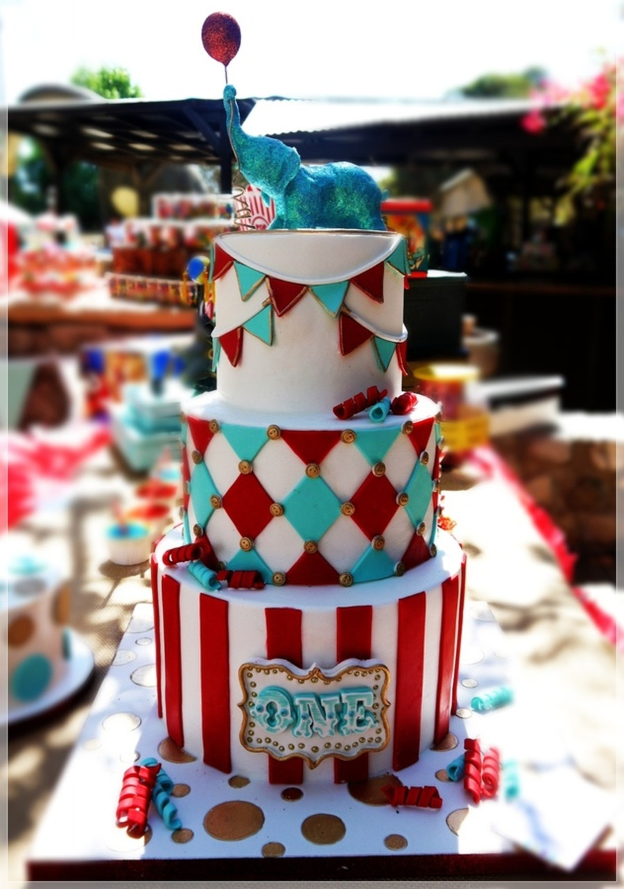 Carnival Birthday Cake
 Top 9 Circus & Zoo Themed Cakes CakeCentral