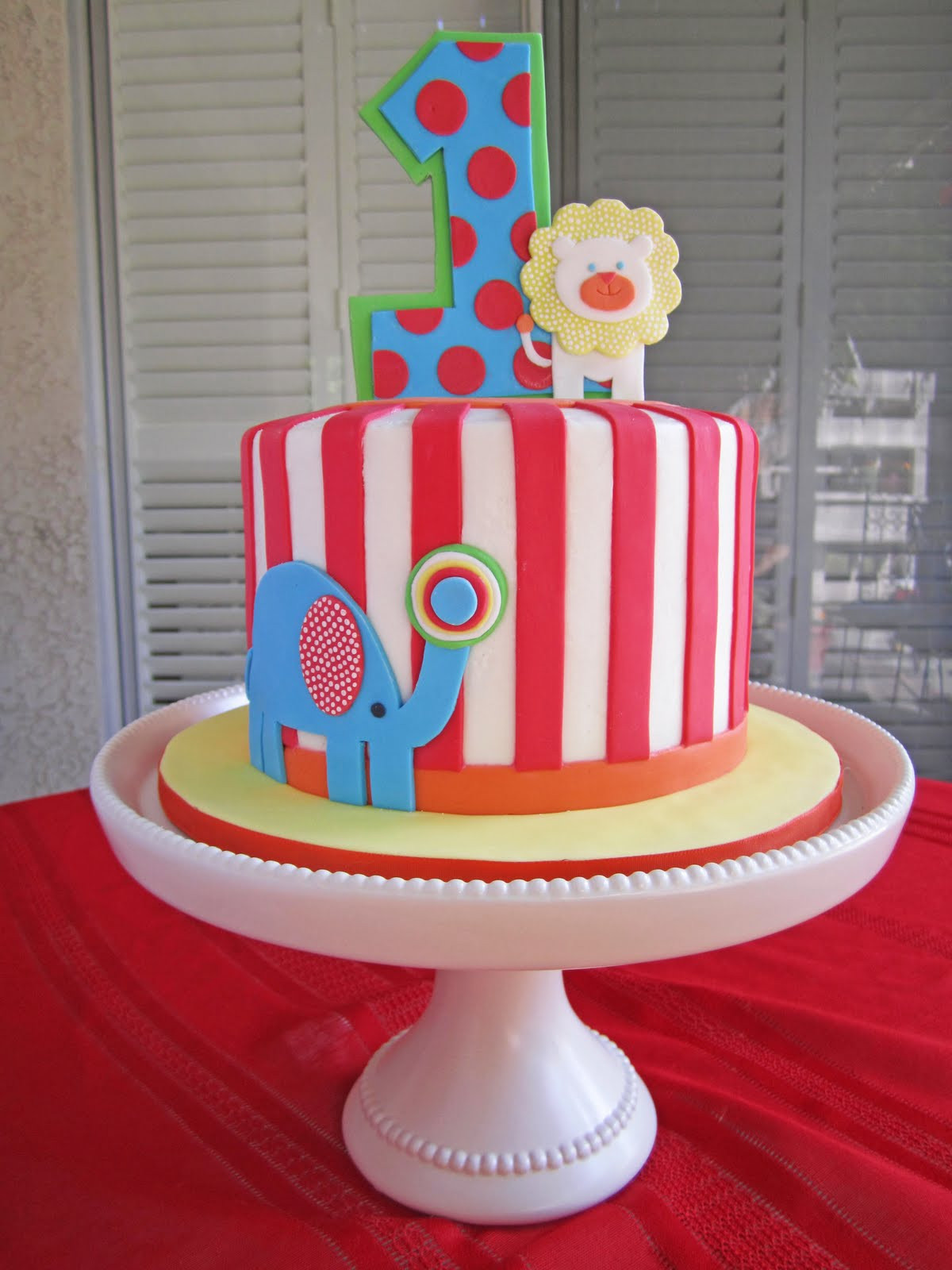 Carnival Birthday Cakes
 Cakes by Sarah Baby Carnival Cake