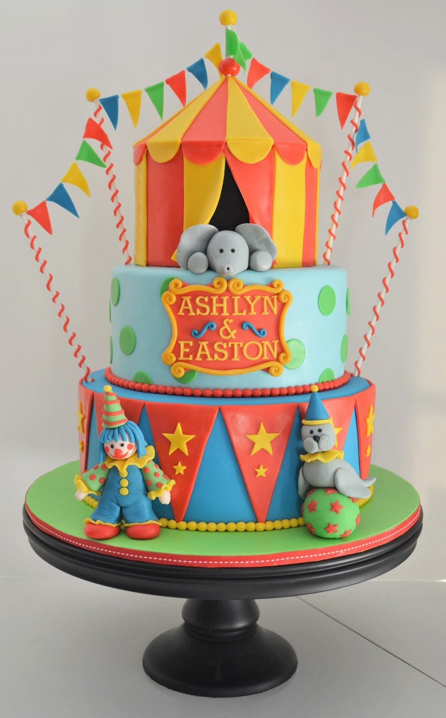 Carnival Birthday Cakes
 Circus Birthday Cake CakeCentral