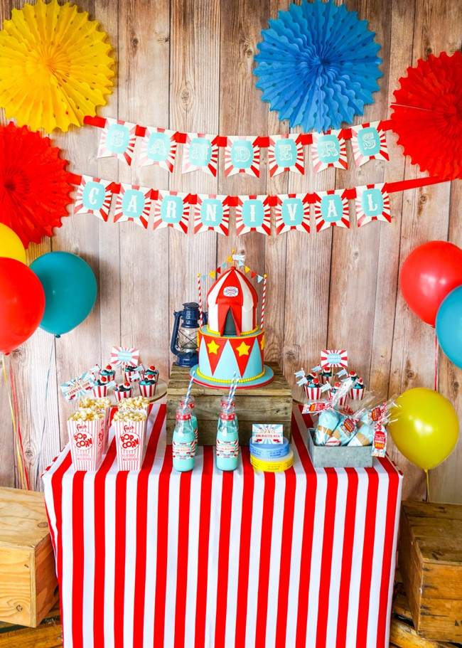 Carnival Birthday Party
 10 Most Popular Kids Party Themes