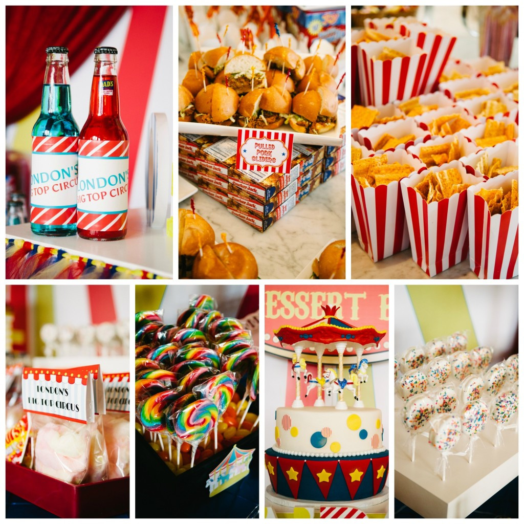 Carnival Themed Birthday Party Food Ideas
 Big Top Circus Birthday Party Fearon May Events