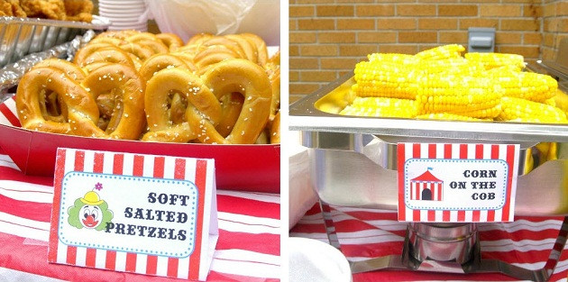 Carnival Themed Birthday Party Food Ideas
 Circus Themed Birthday Party guest feature