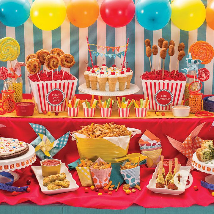 Carnival Themed Birthday Party Food Ideas
 Fun Food on a Stick