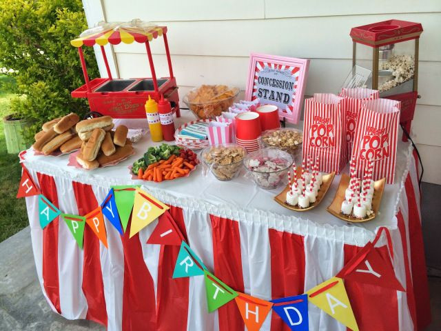 Carnival Themed Birthday Party Food Ideas
 STEP RIGHT UP TO THE CARNIVAL PARTY