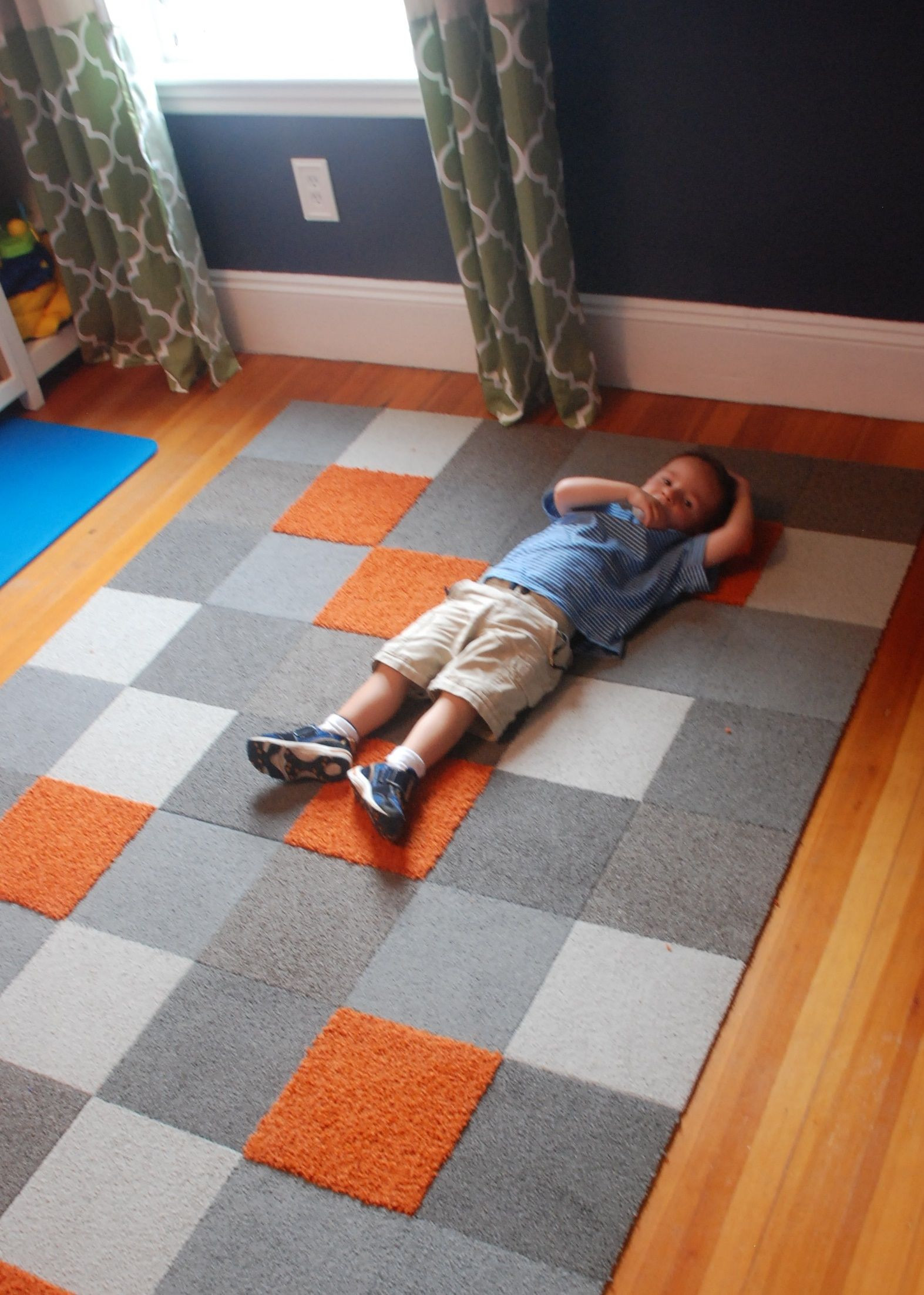 Carpet Tiles For Kids Room
 Love the rug FLOR tiles