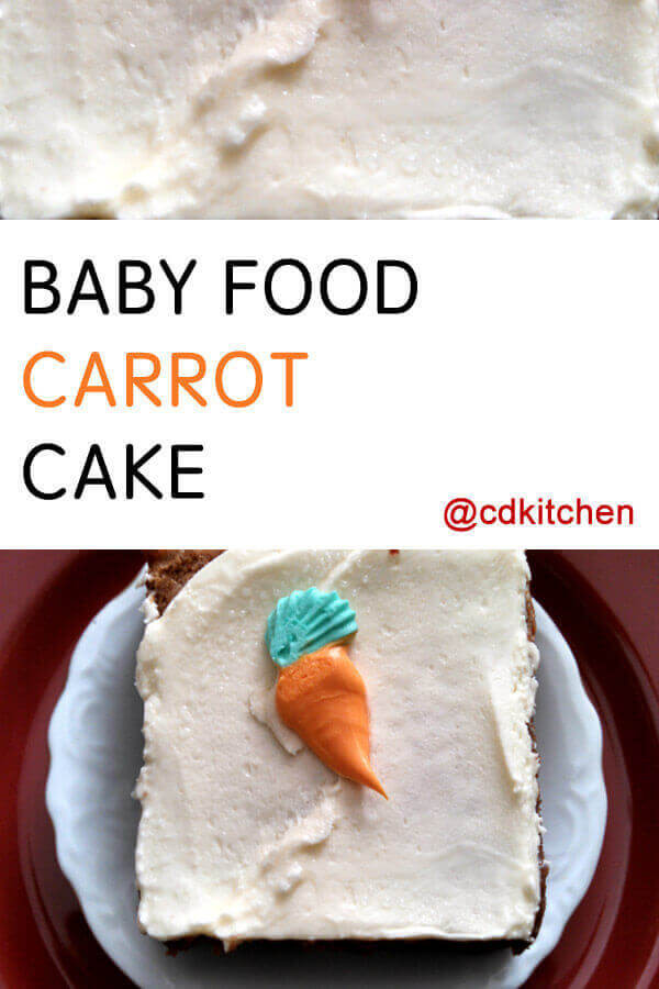 Carrot Cake Recipe Using Baby Food
 Baby Food Carrot Cake Recipe