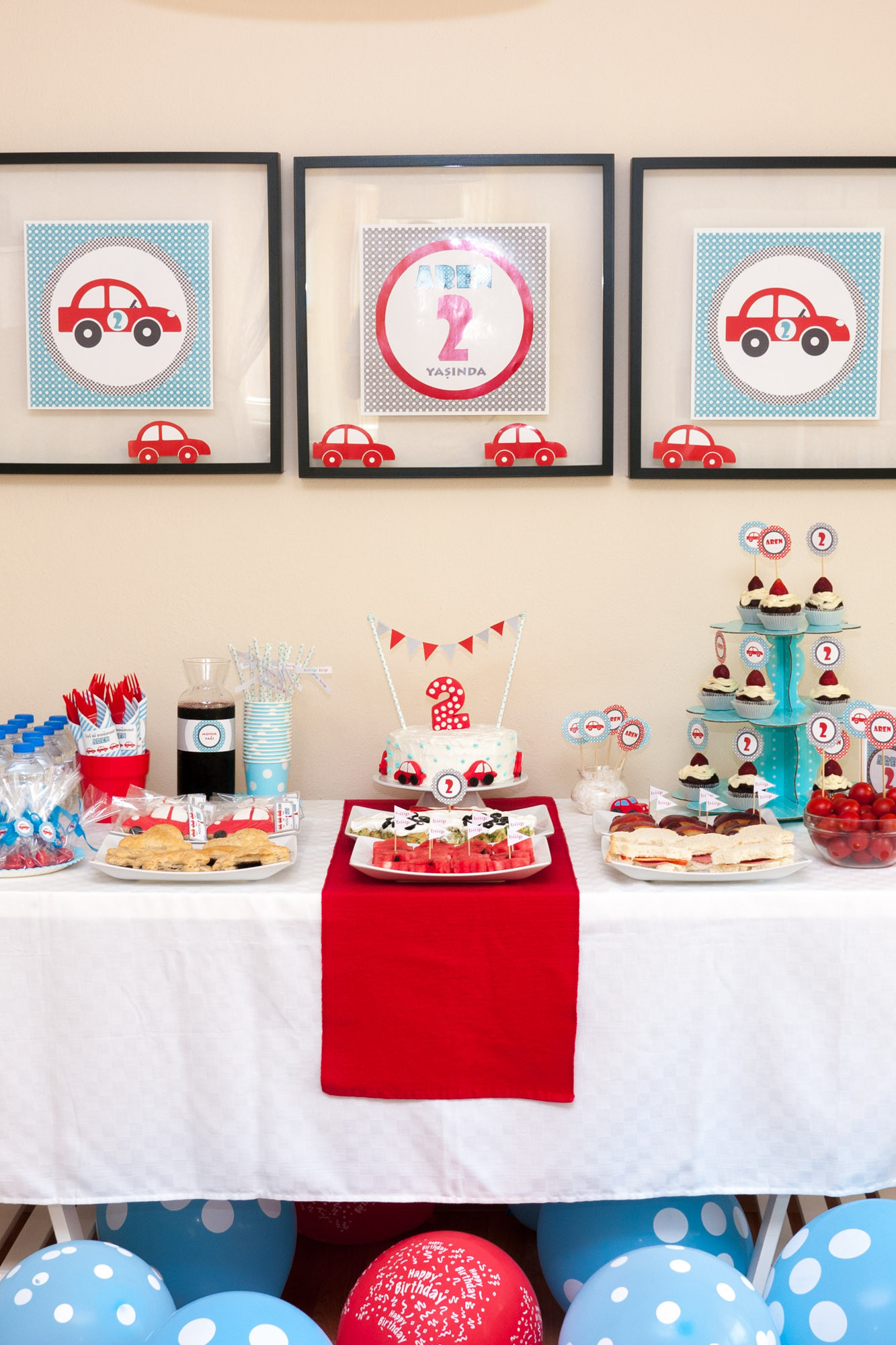 Cars Birthday Party Ideas
 Cars Themed 2nd Birthday Party for Aren Project Nursery