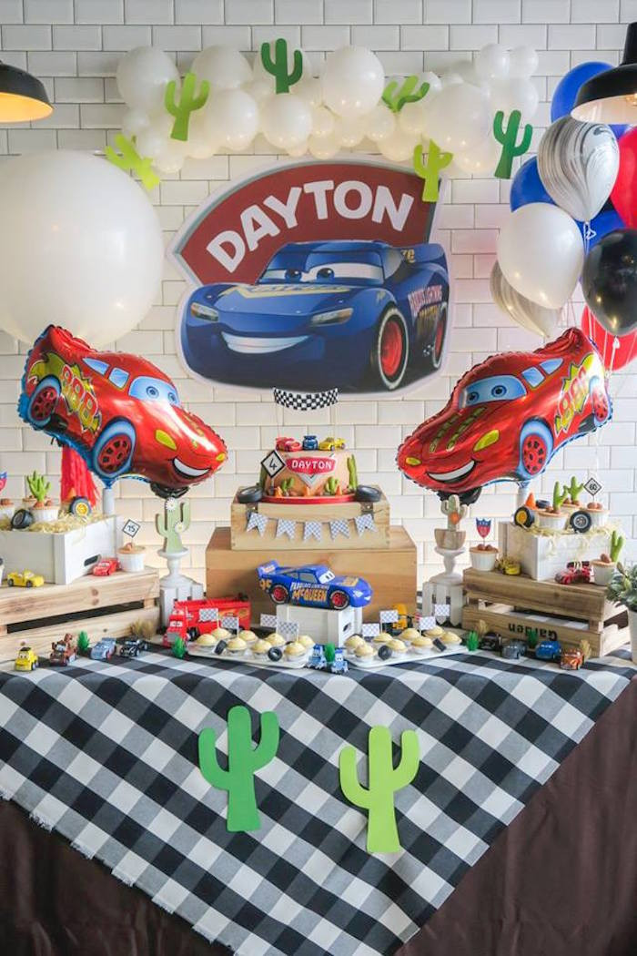 Cars Birthday Party Ideas
 Kara s Party Ideas Lightning McQueen Cars Birthday Party