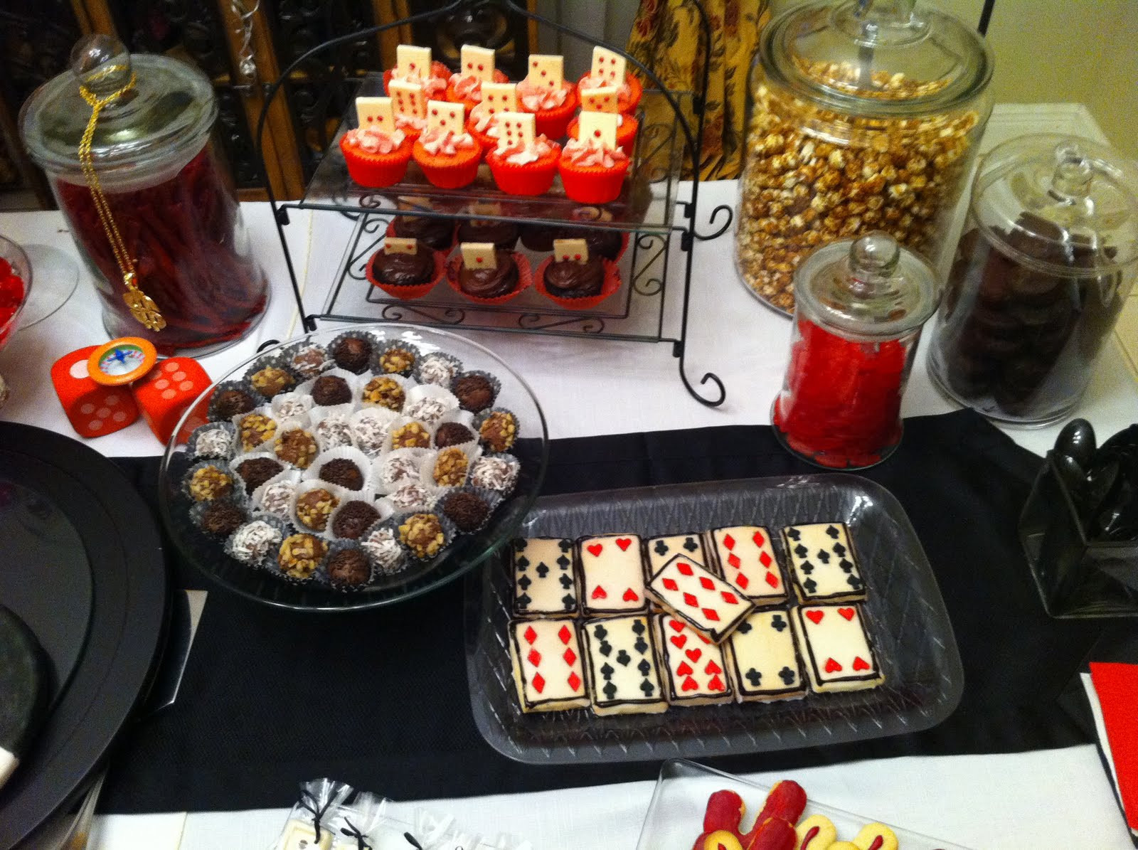Casino Party Food Ideas
 Wel e to Casino Player s Dessert Table
