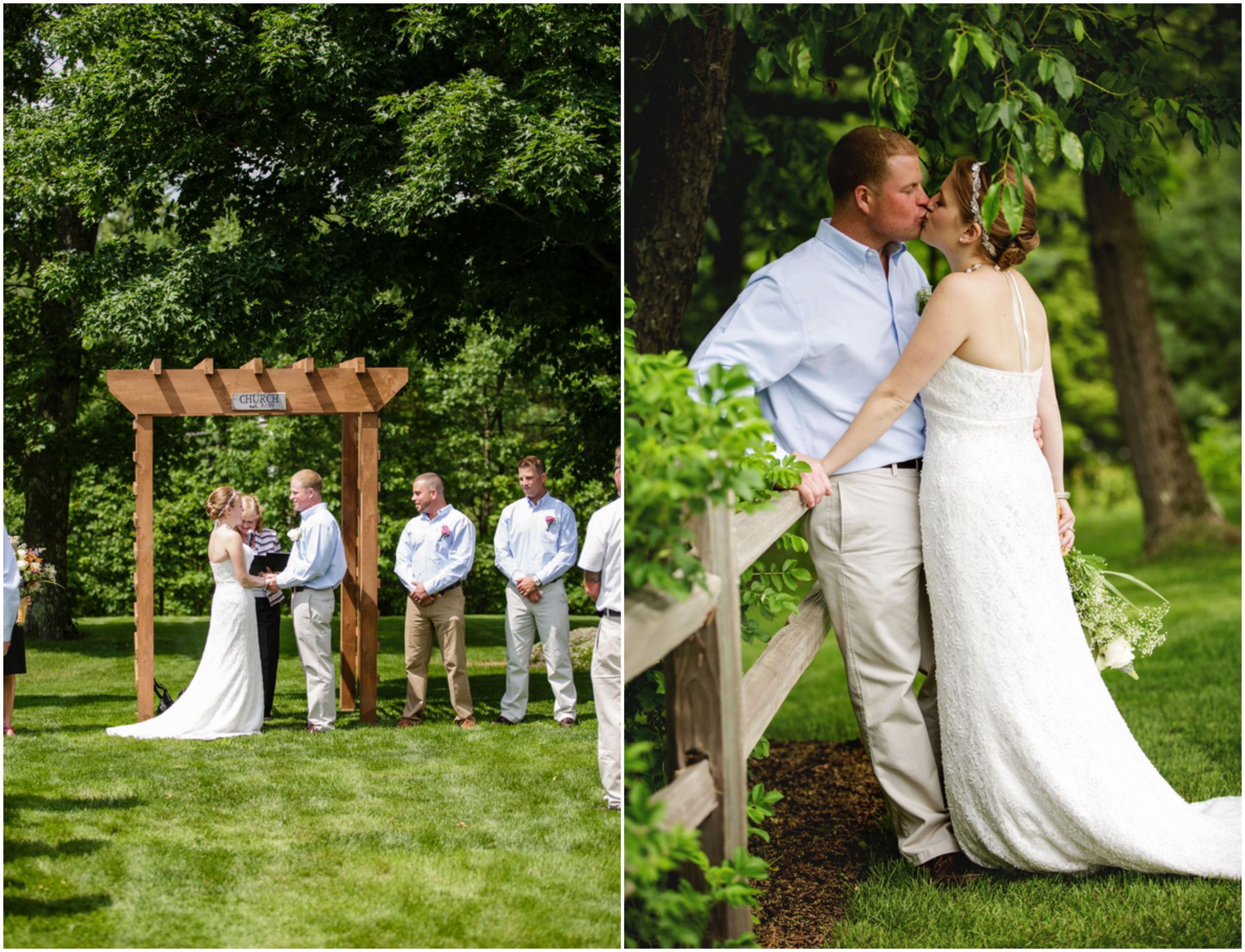 Casual Backyard Weddings
 Casual Backyard Wedding Rustic Wedding Chic