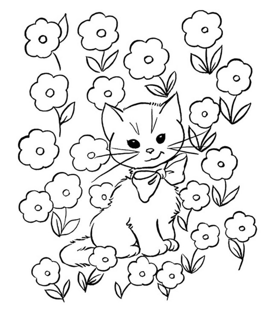 Cat Coloring Pages For Kids
 Top 30 Free Printable Cat Coloring Pages For Kids