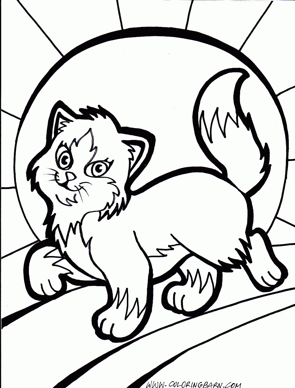 Cat Coloring Pages For Kids
 Coloring Pages for Kids Cat Coloring Pages for Kids
