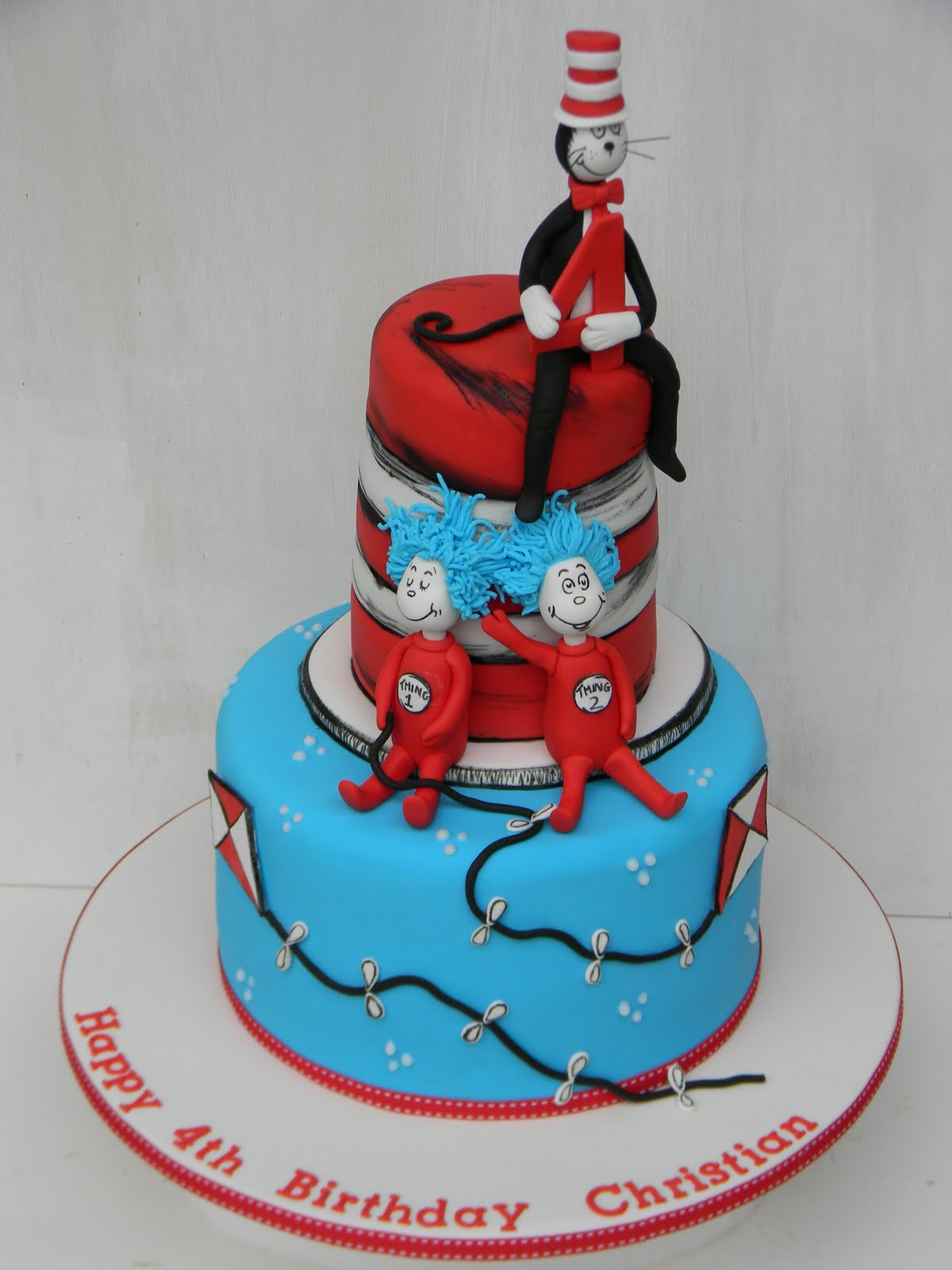 Cat In The Hat Birthday Cake
 Just call me Martha Cat in the Hat cake